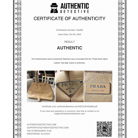 Prada leather tote bag - Picture 14 of 14